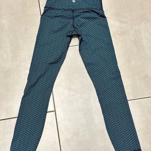 Lululemon High Times Pant Score Jacquard Black Indian Ocean 4